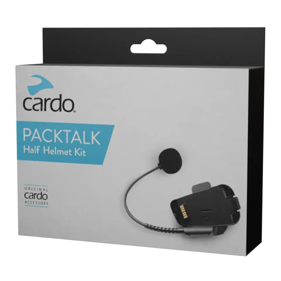 Cardo Packtalk Bold Black Half Helmet Kit helm headset