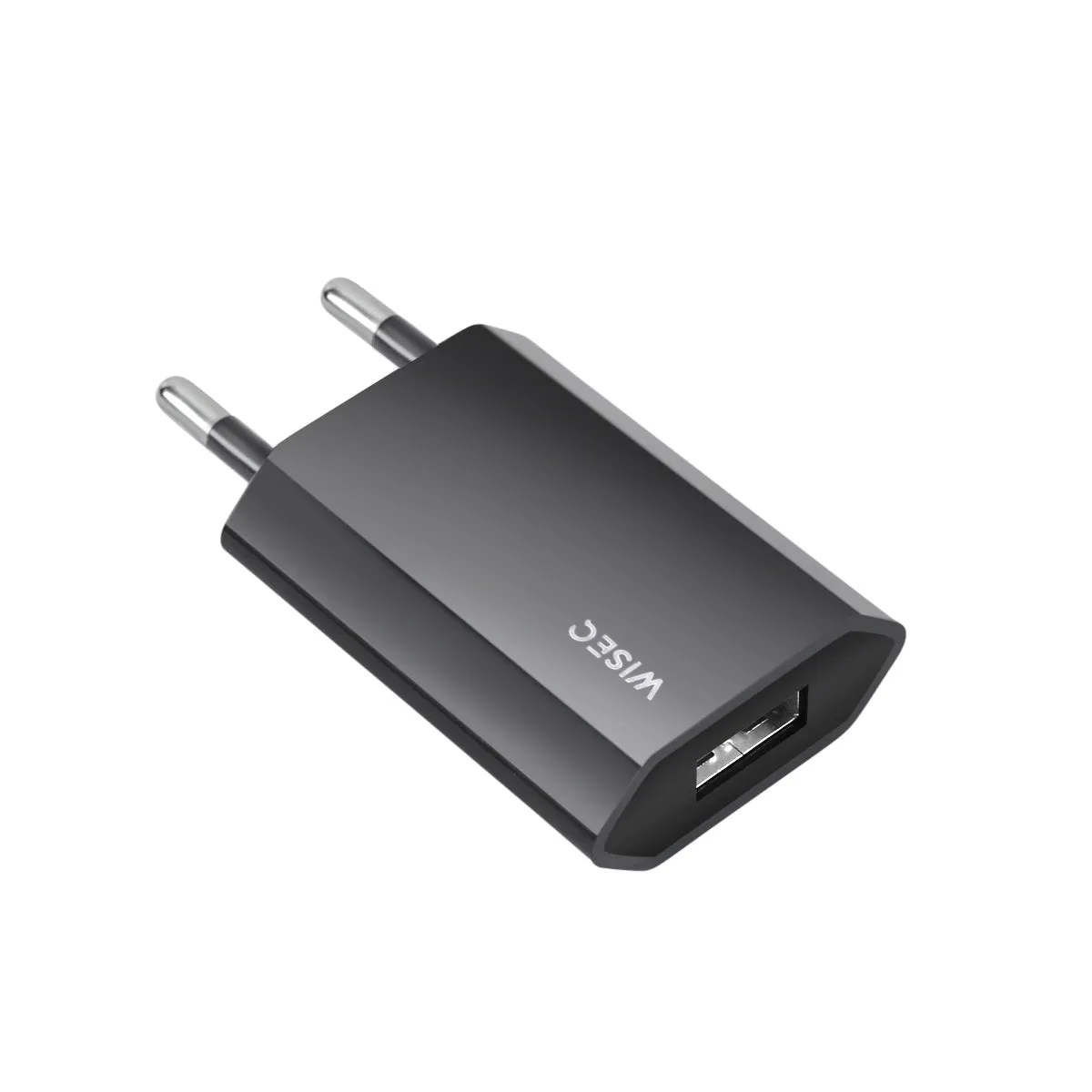 WISEQ USB adapter universeel zwart 5W 1-poort