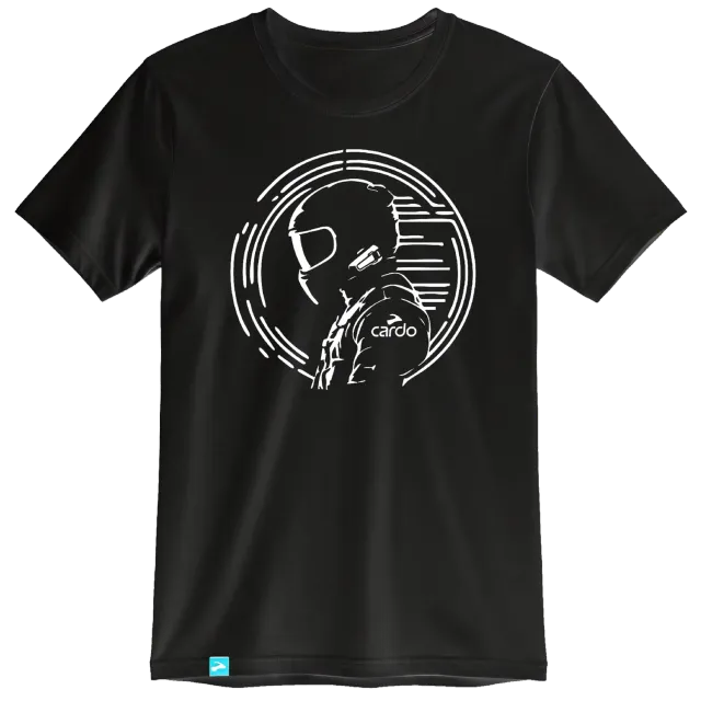Cardo Connected Rider T-shirt zwart triblend S-2XL
