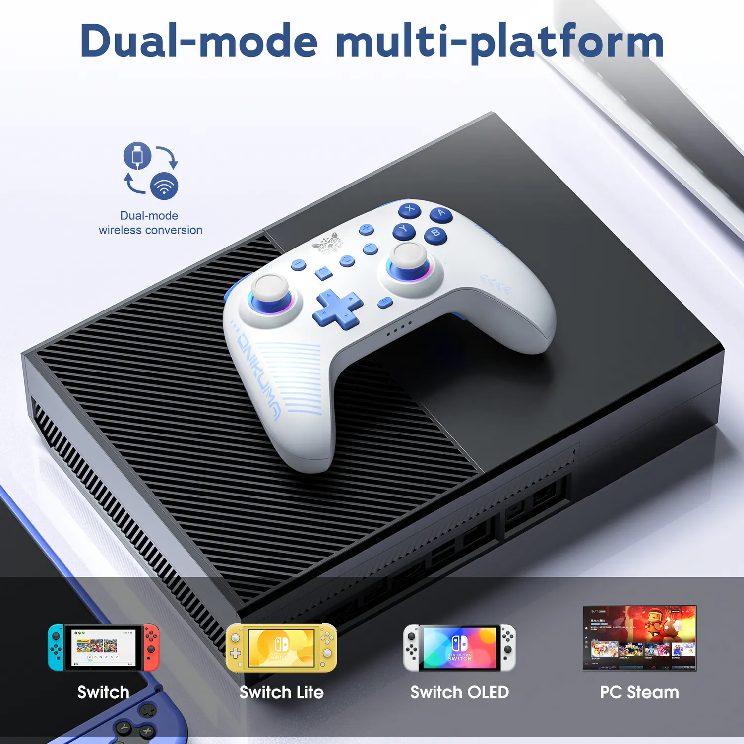 ONIKUMA C1 Switch controller draadloos wit