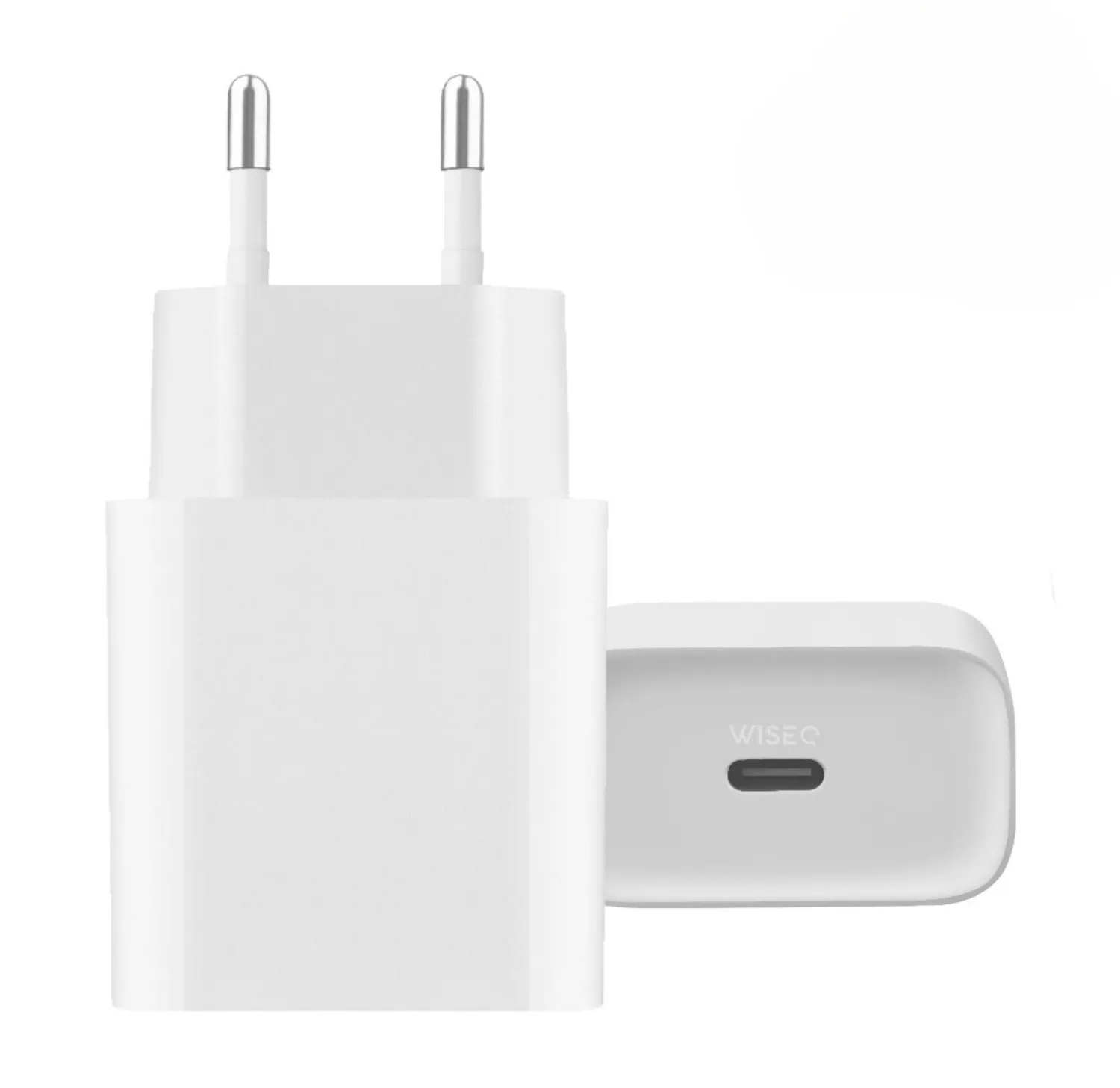 WiseQ 20W USB-C Snellader Wit – Voor iPhone