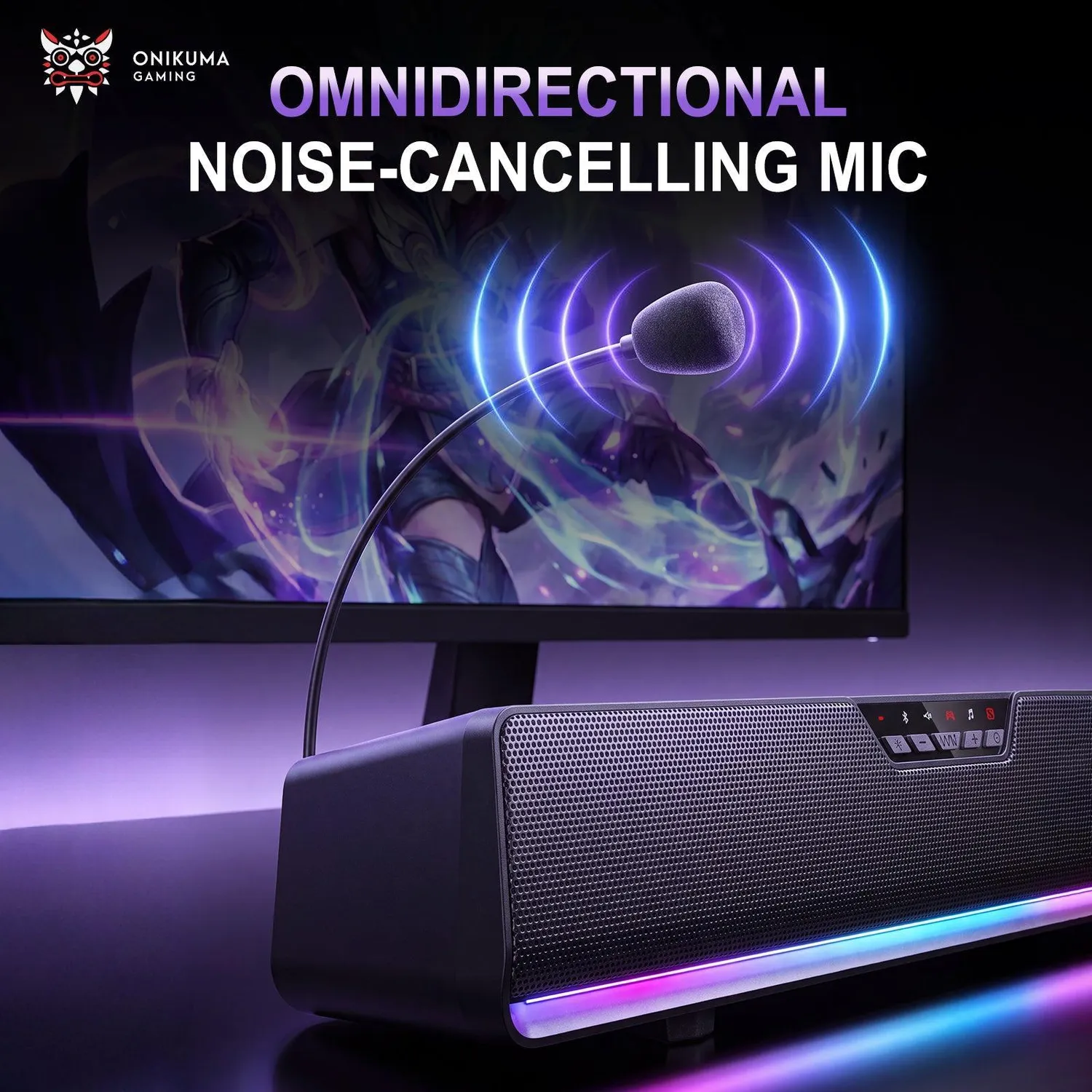 ONIKUMA L13 gaming speaker desktop – 7.1 surround