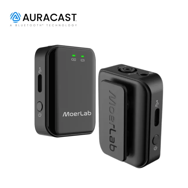 Moerlab SoundLinker Portable audiozender Auracast 40ms