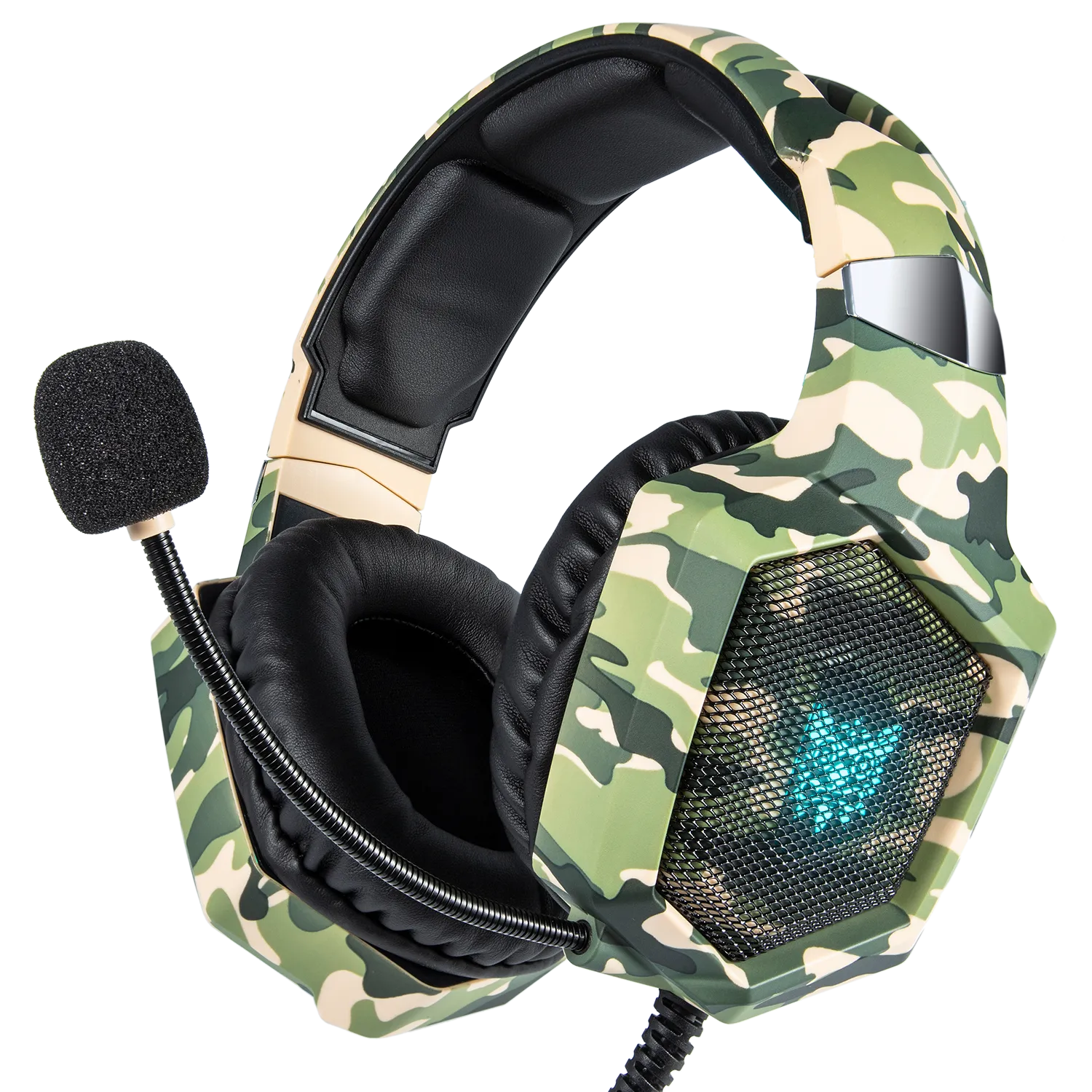 ONIKUMA K8 gaming headset bedraad RGB met microfoon