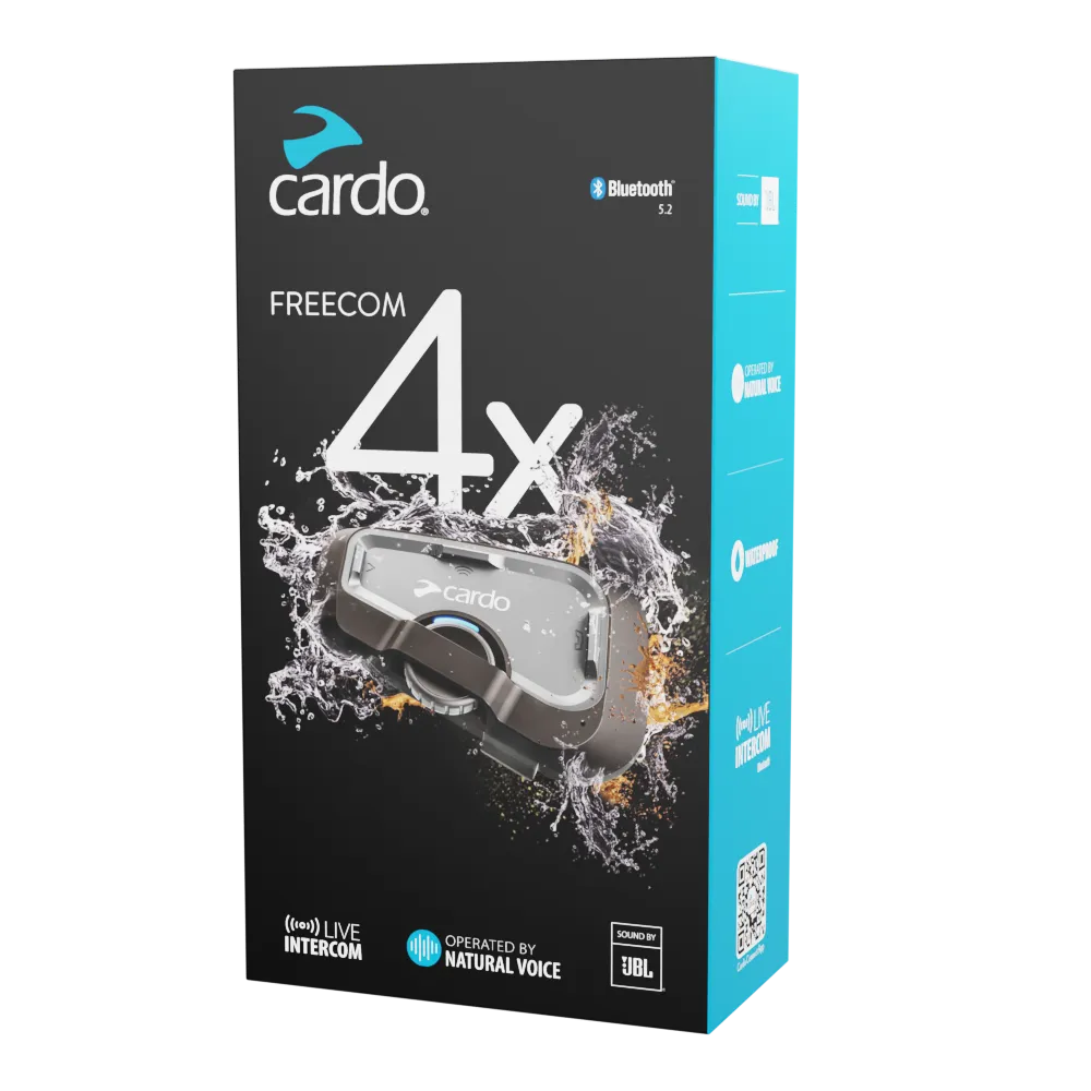 Cardo Freecom 4x intercom Duo bluetooth JBL sound