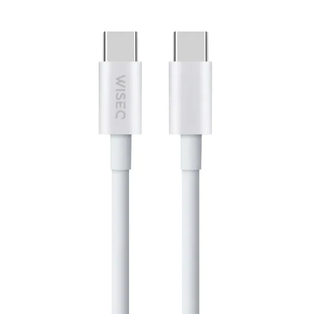 WISEQ USB-C naar USB-C oplaadkabel 2 meter wit 100W