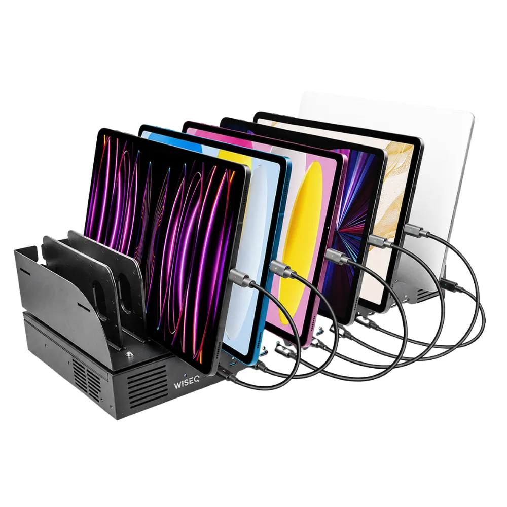 WISEQ Deluxe 16-poorts USB-C laadstation 1000W