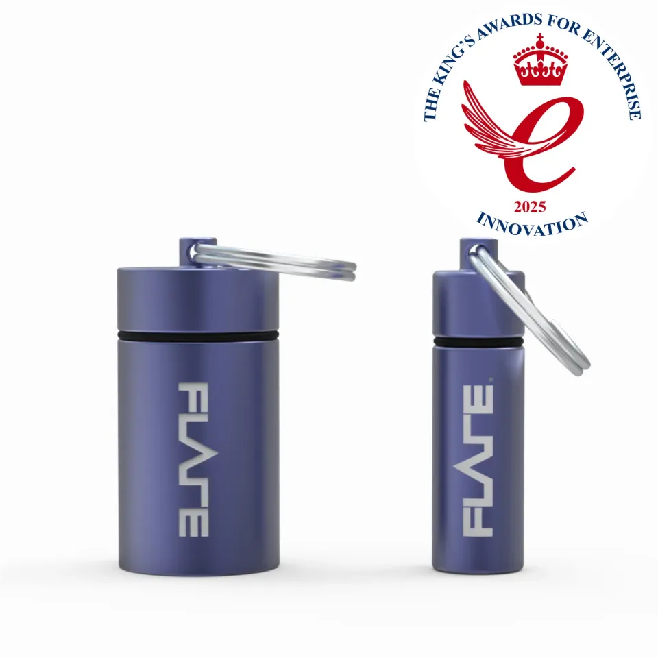 Flare Audio Capsule opbergkoker Standard Zwart aluminium