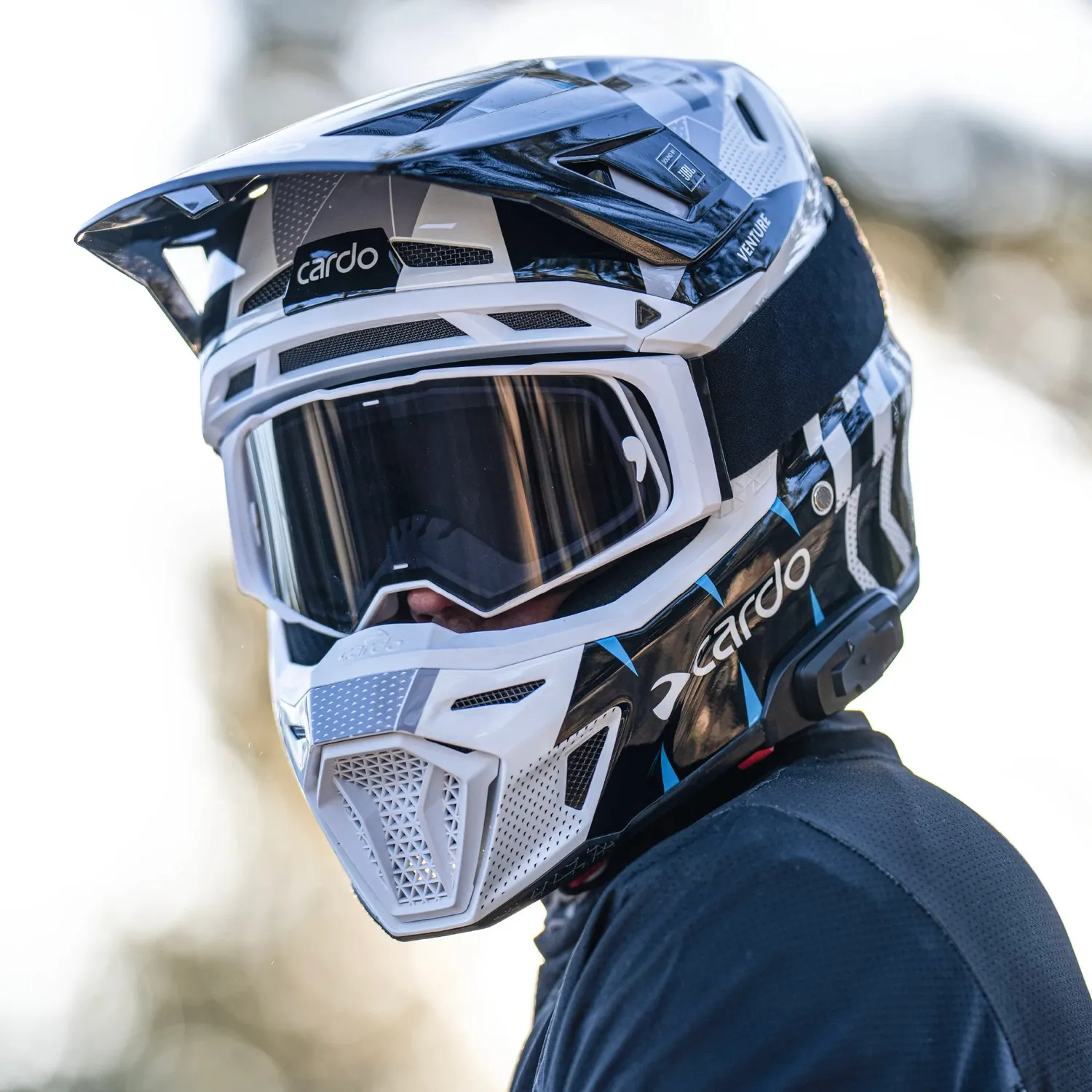 Cardo Venture crosshelm motor JBL mesh integraal