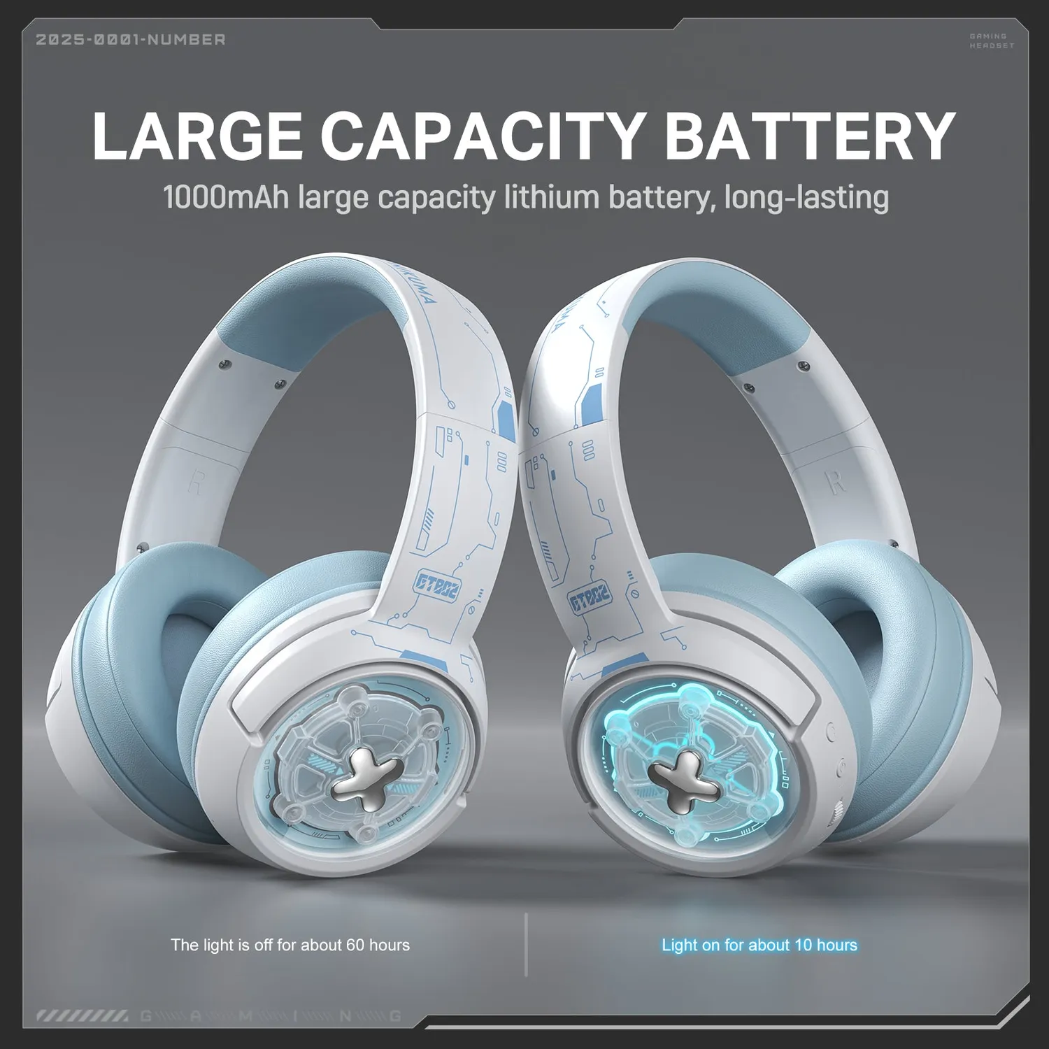 ONIKUMA GT802 gaming headset zwart tri-mode