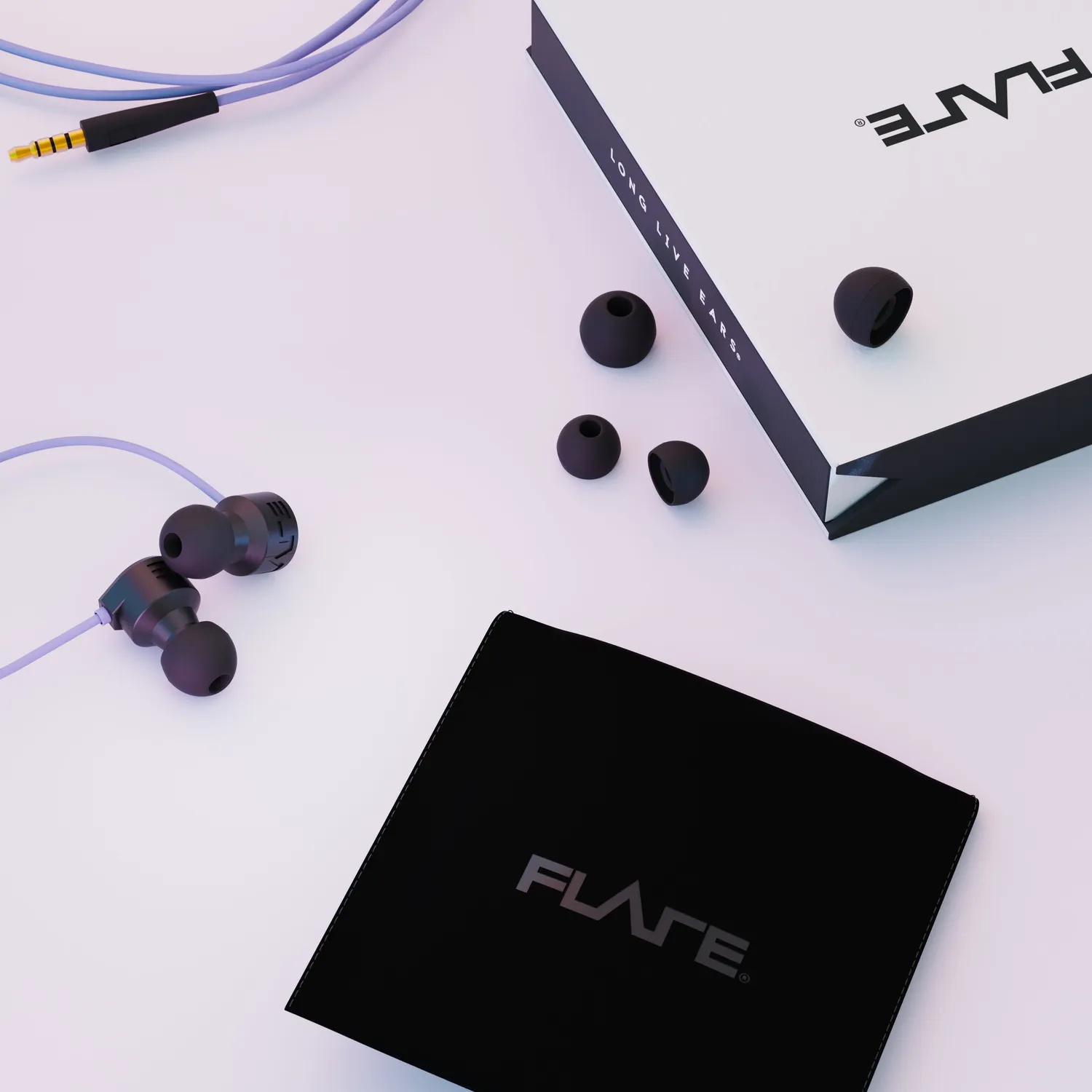 Flare Audio Calmer oordopjes paars mint gevoelig
