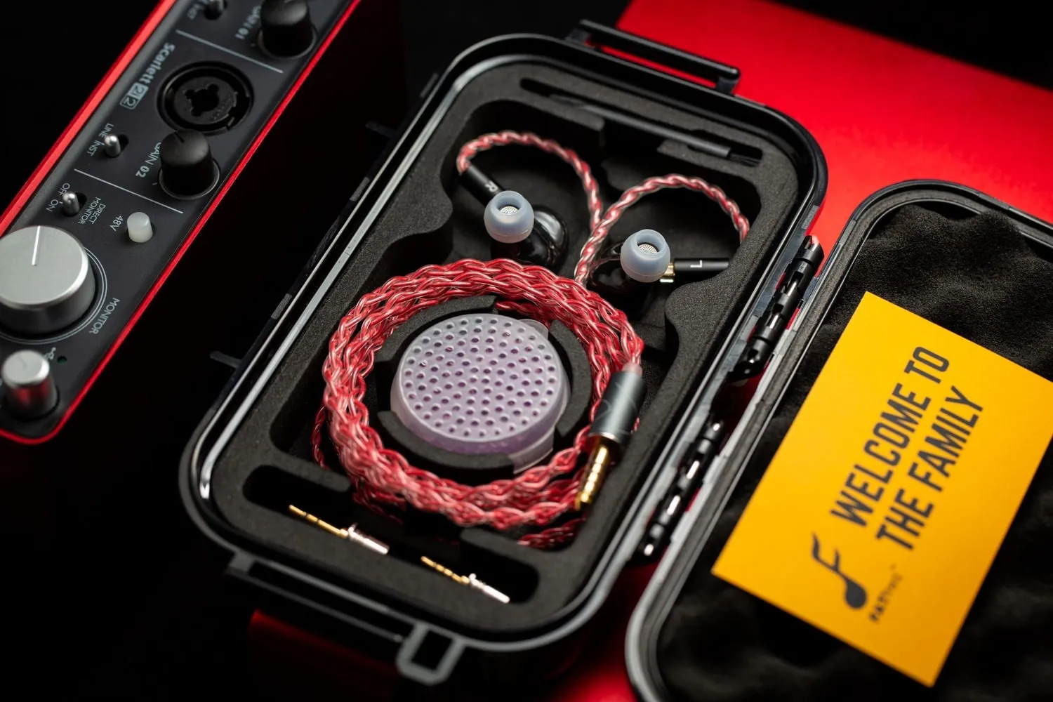 Fatfreq Scarlet Mini Universals in-ear oordopjes bas
