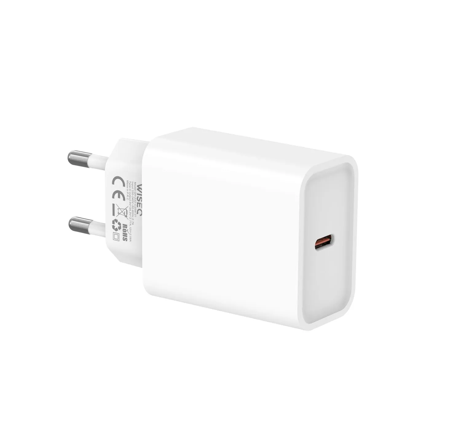WISEQ 25W USB-C Snellader Wit – Universeel 25W