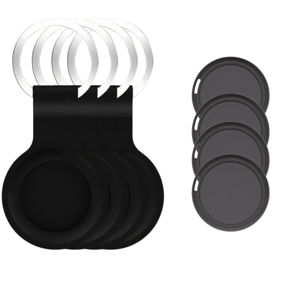 WISEQ GPS tracker Find My 4 stuks zwart bluetooth