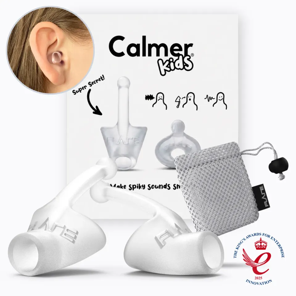 Flare Audio Calmer Kids oordopjes Translucent zonder koord