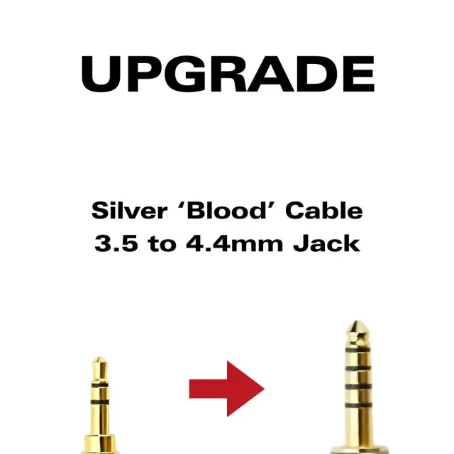 Fatfreq HBB Deuce Silver Blood kabelupgrade 4.4mm