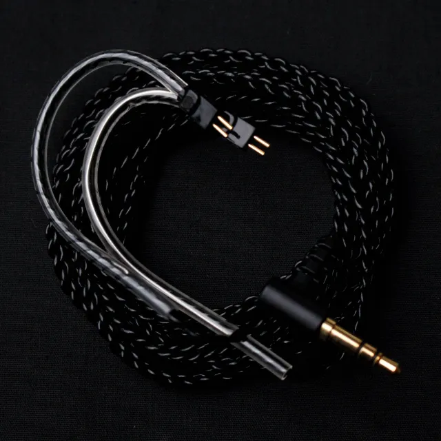 Fatfreq 2-Pin SPC IEM-kabel quad braided