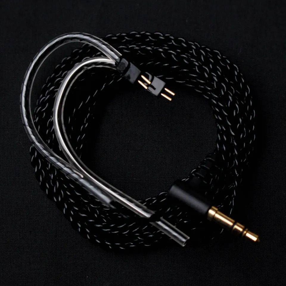 Fatfreq 2-Pin SPC IEM-kabel quad braided