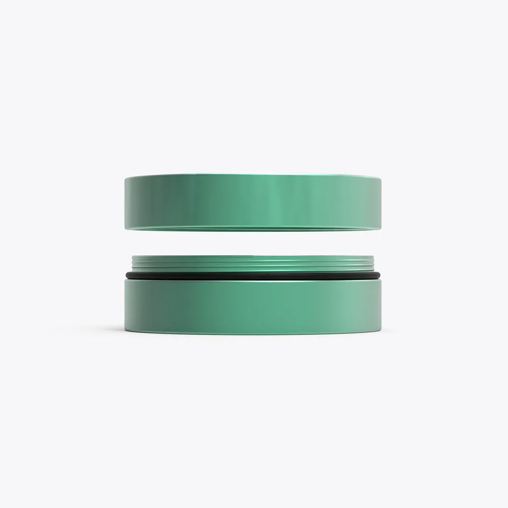 Flare Pocket Capsule bewaardoosje Zwart aluminium