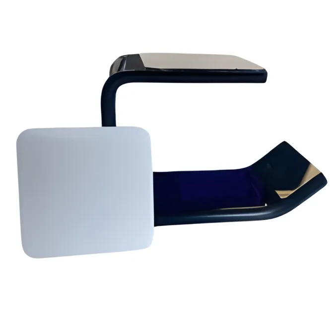 WISEQ Koptelefoonhouder Wandhanger Zwart zelfklevend compact