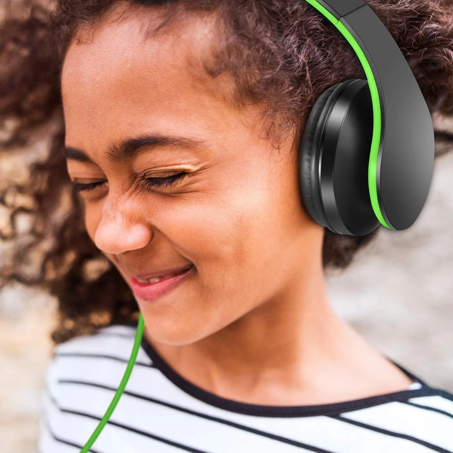 WISEQ BTwireless Kinderkoptelefoon Groen Bluetooth 8 Uur