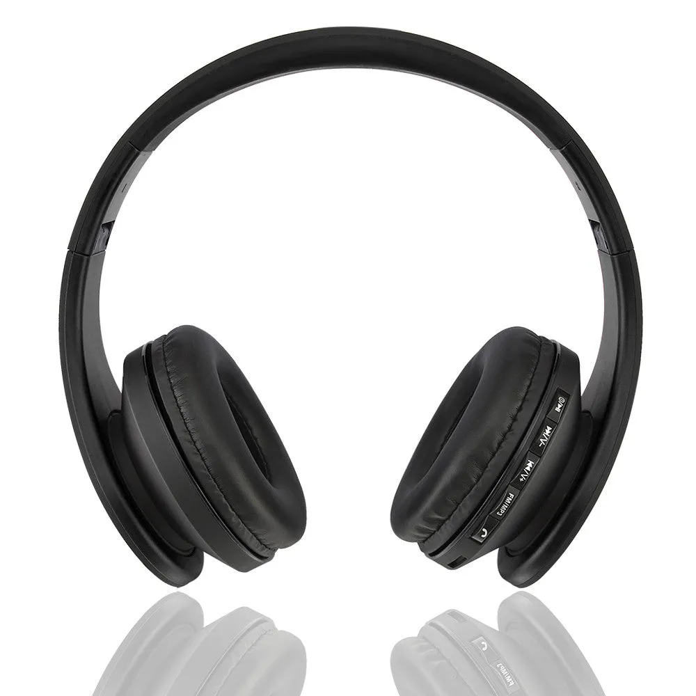 WISEQ BTwireless Kinder Koptelefoon Zwart – 8 Uur Muziek