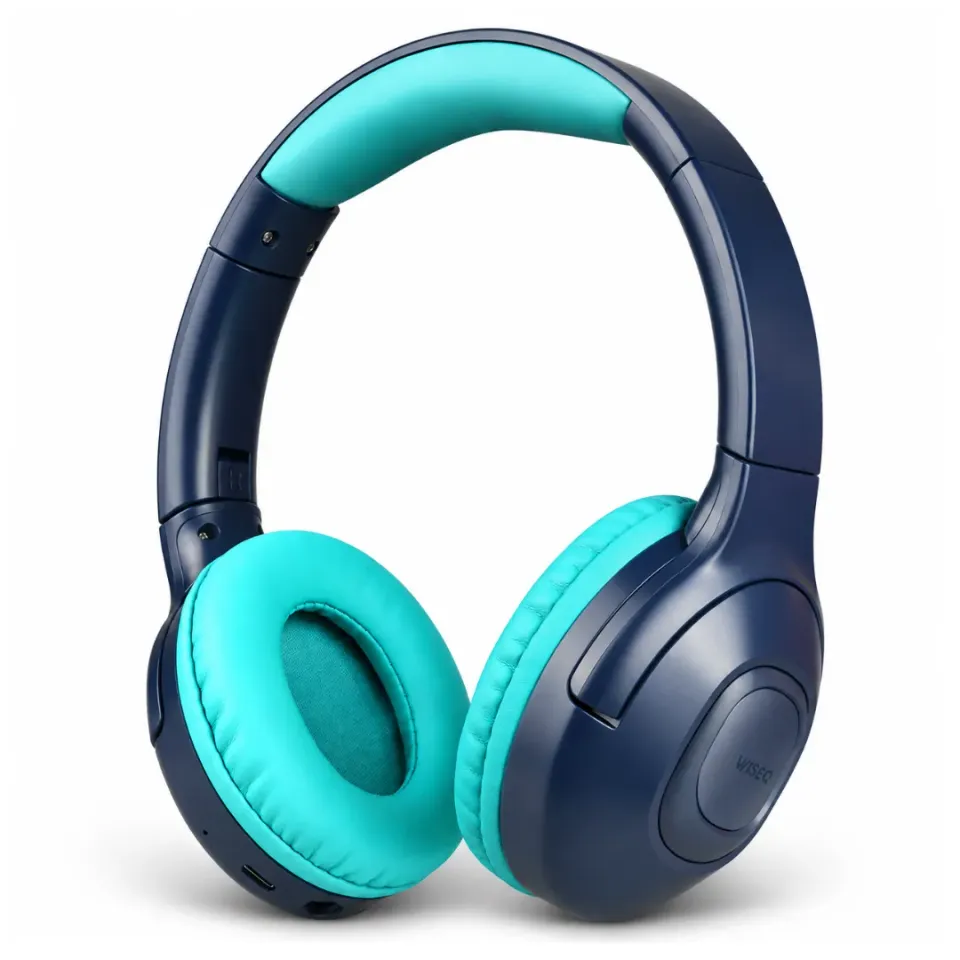 WISEQ Unbreakable Kinder Koptelefoon Blauw – 45 Uur