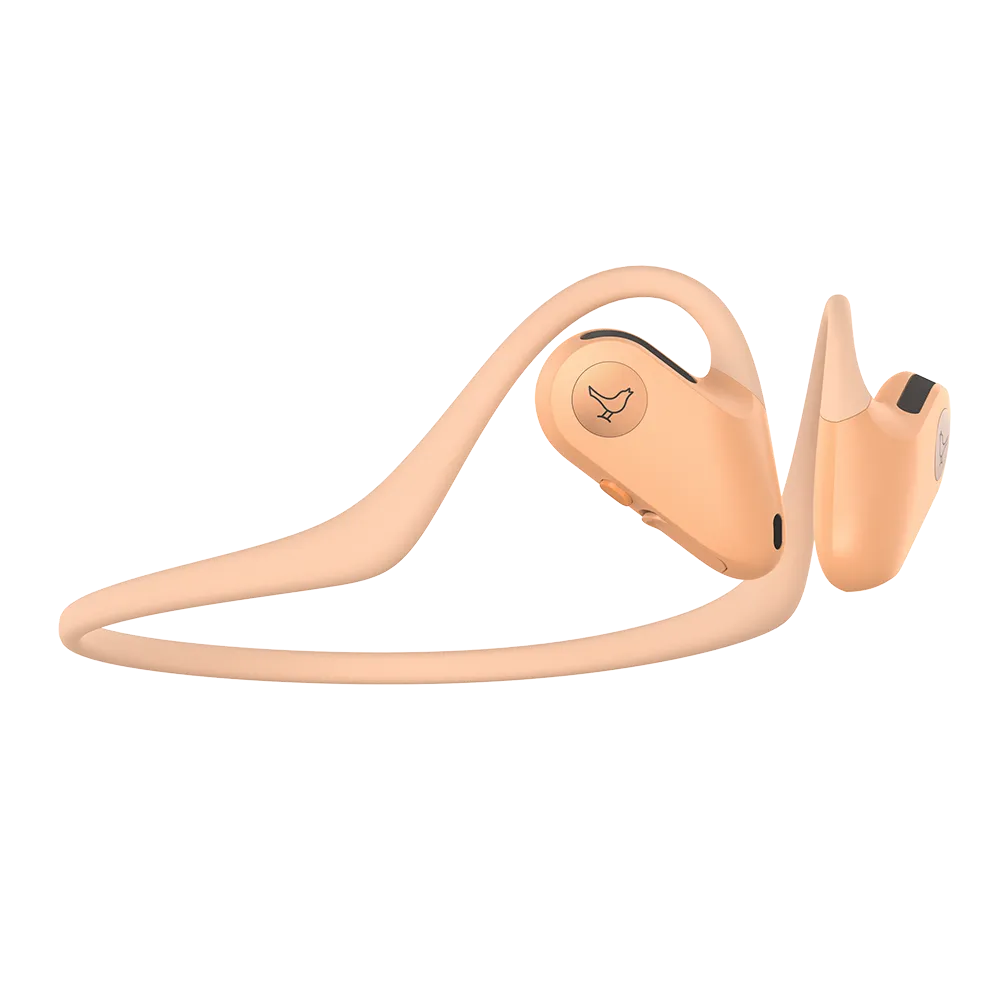Libratone UP PANTONE open-ear oordopjes Mocha Mousse open ear