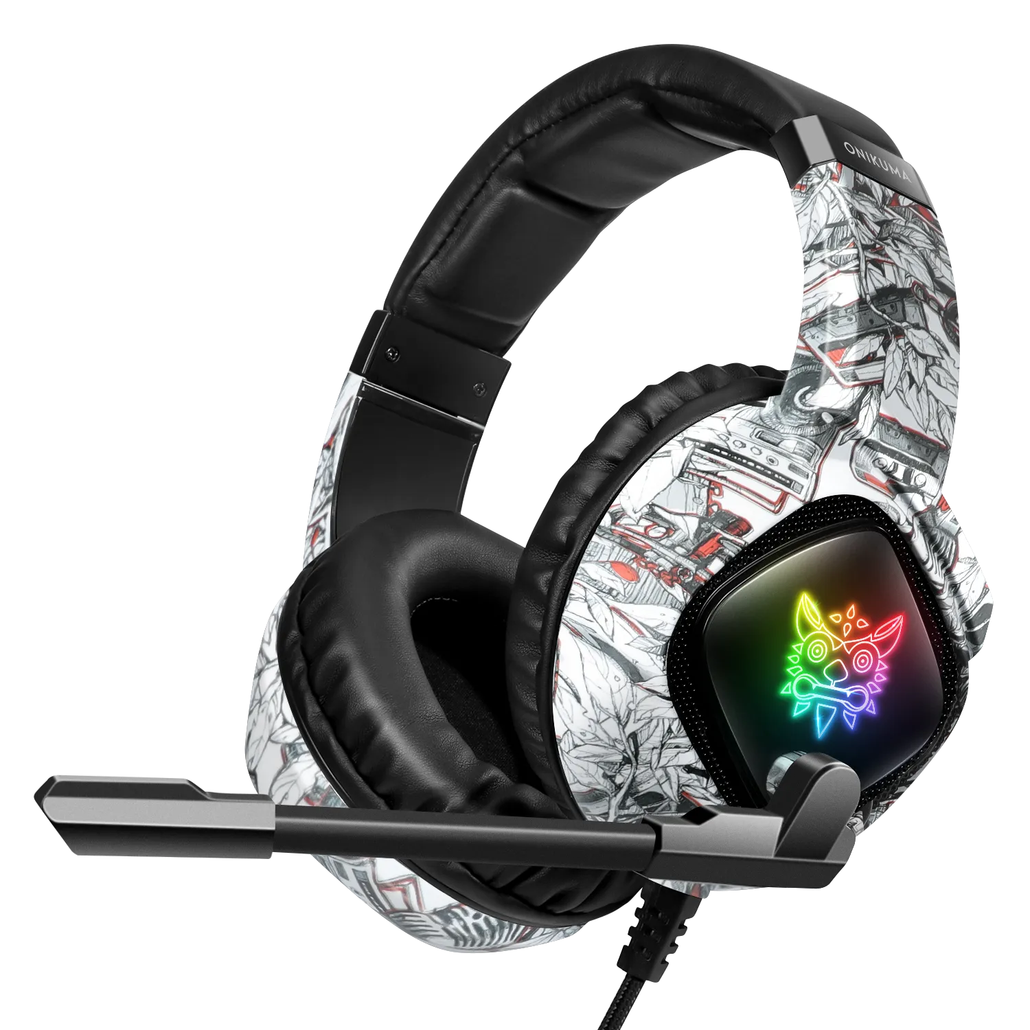 ONIKUMA K19 gaming headset zwart bedraad stereo