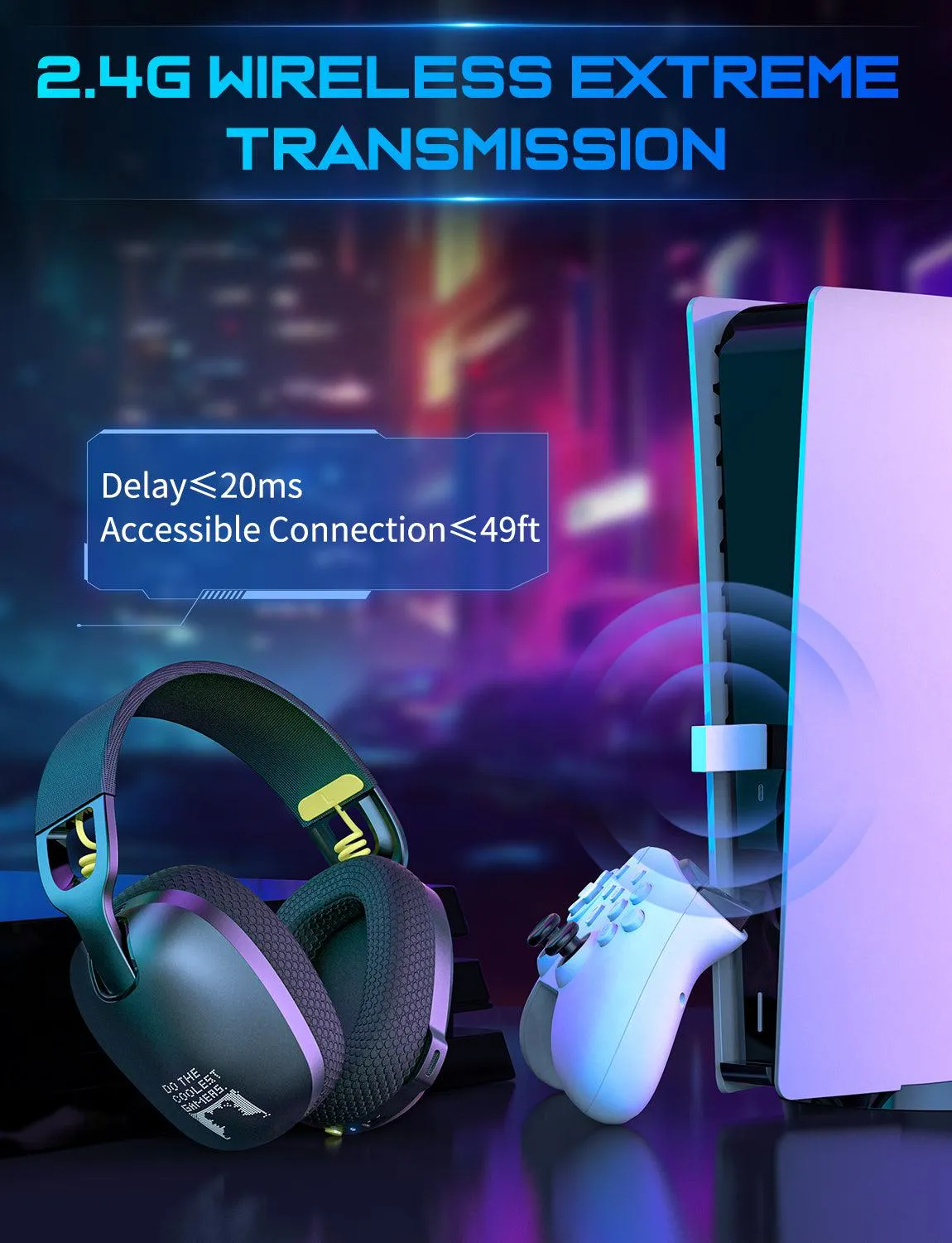 ONIKUMA B2 gaming headset zwart drievoudig