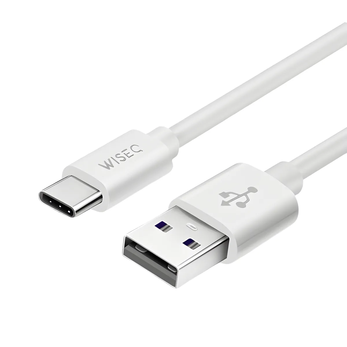WISEQ USB-A naar USB-C Kabel 1m wit Quick Charge