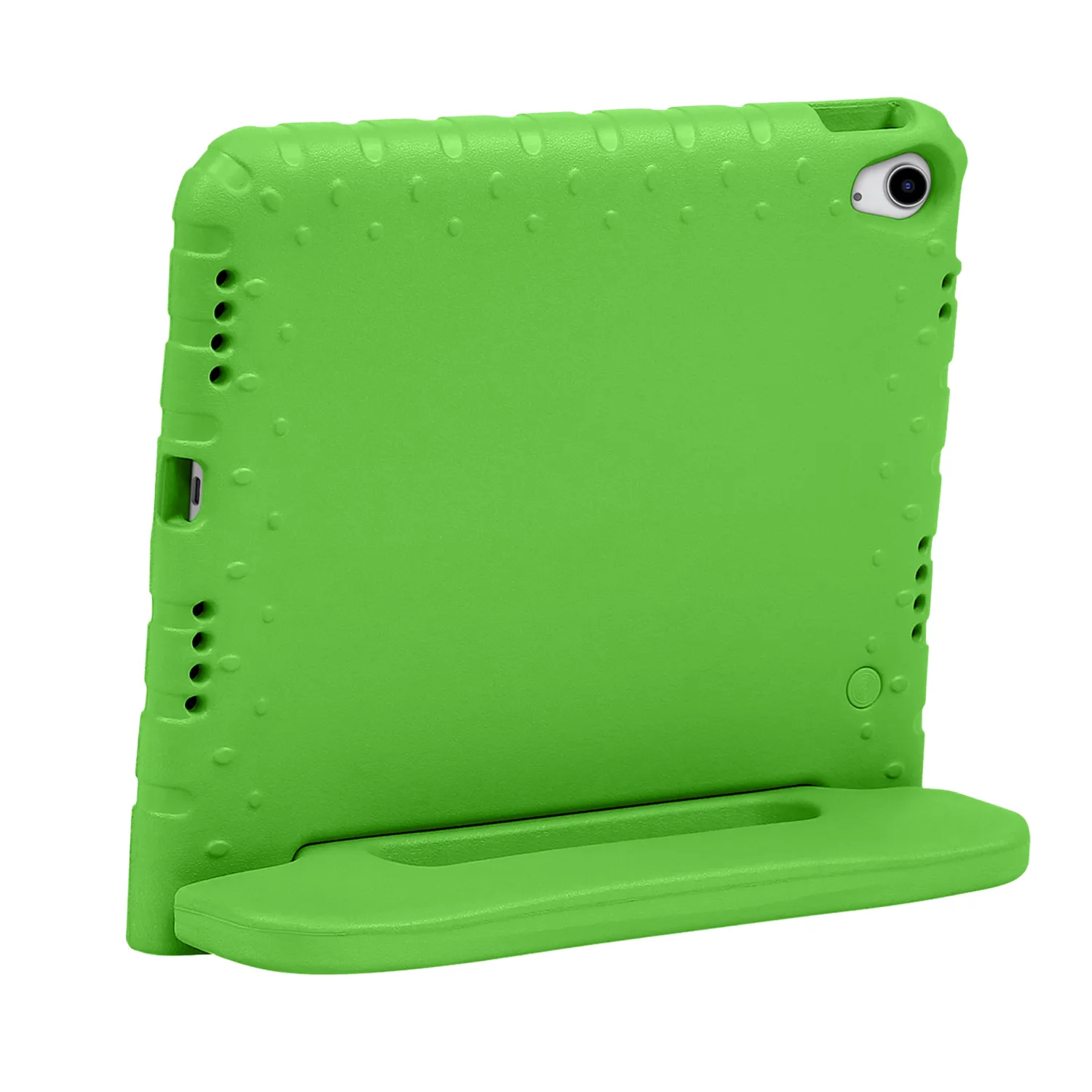 WiseQ iPad kinderhoes 10.2 inch groen met handvat standaard