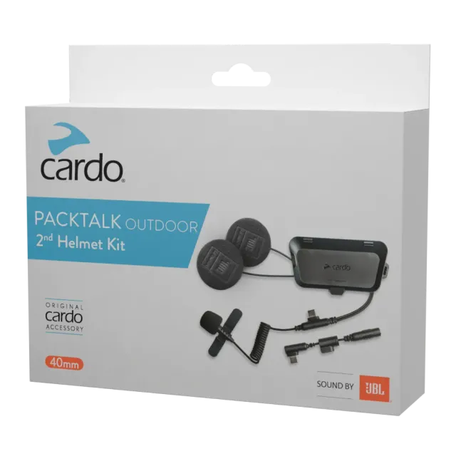 Cardo Packtalk Outdoor 2nd Helmet Kit helmkit JBL