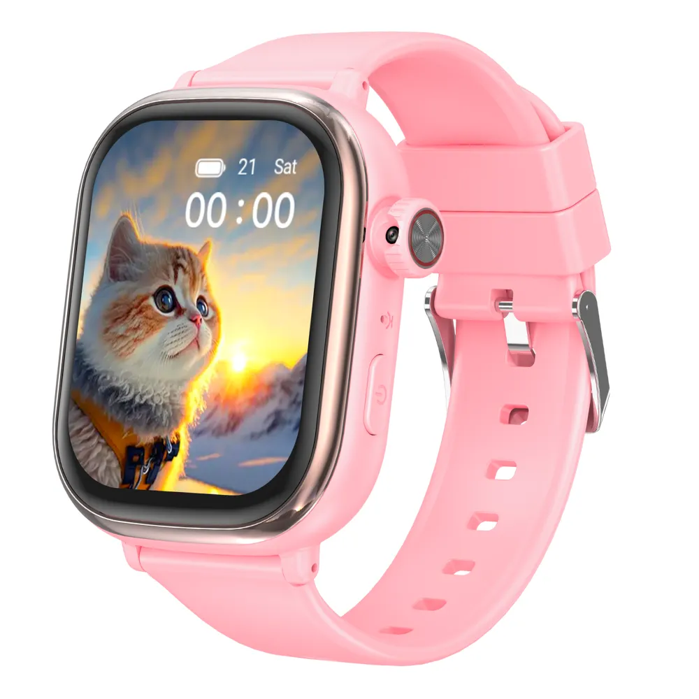 WiseQ Smartwatch Kinderen Roze GPS SOS IP67
