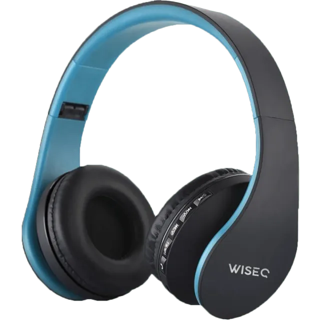 WISEQ BTwireless Kinder Koptelefoon Draadloos Blauw 8 Uur