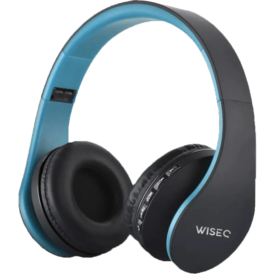 WISEQ BTwireless Kinder Koptelefoon Draadloos Blauw 8 Uur