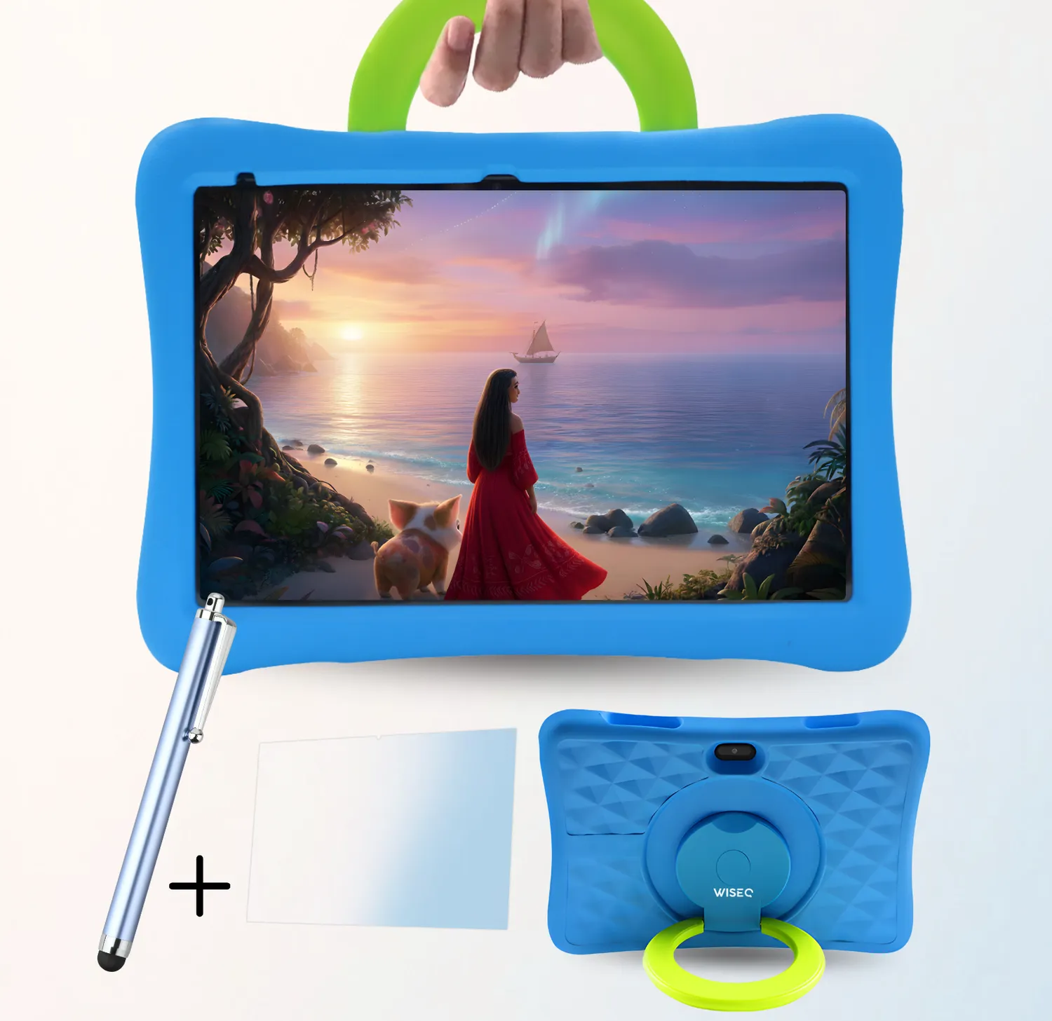 WISEQ WiseTab kindertablet 10 inch blauw 160GB veilig