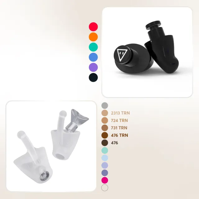Flare Calmer Extra Earshade oordoppen bundel translucent