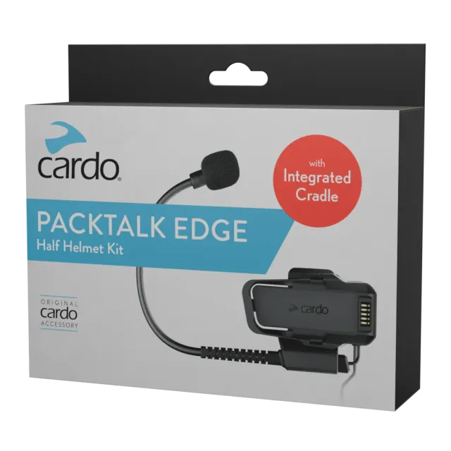 Cardo Packtalk Pro Edge helmkit halve helm