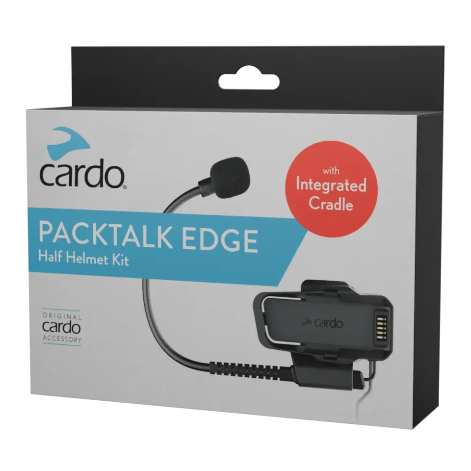 Cardo Packtalk Pro Edge helmkit halve helm