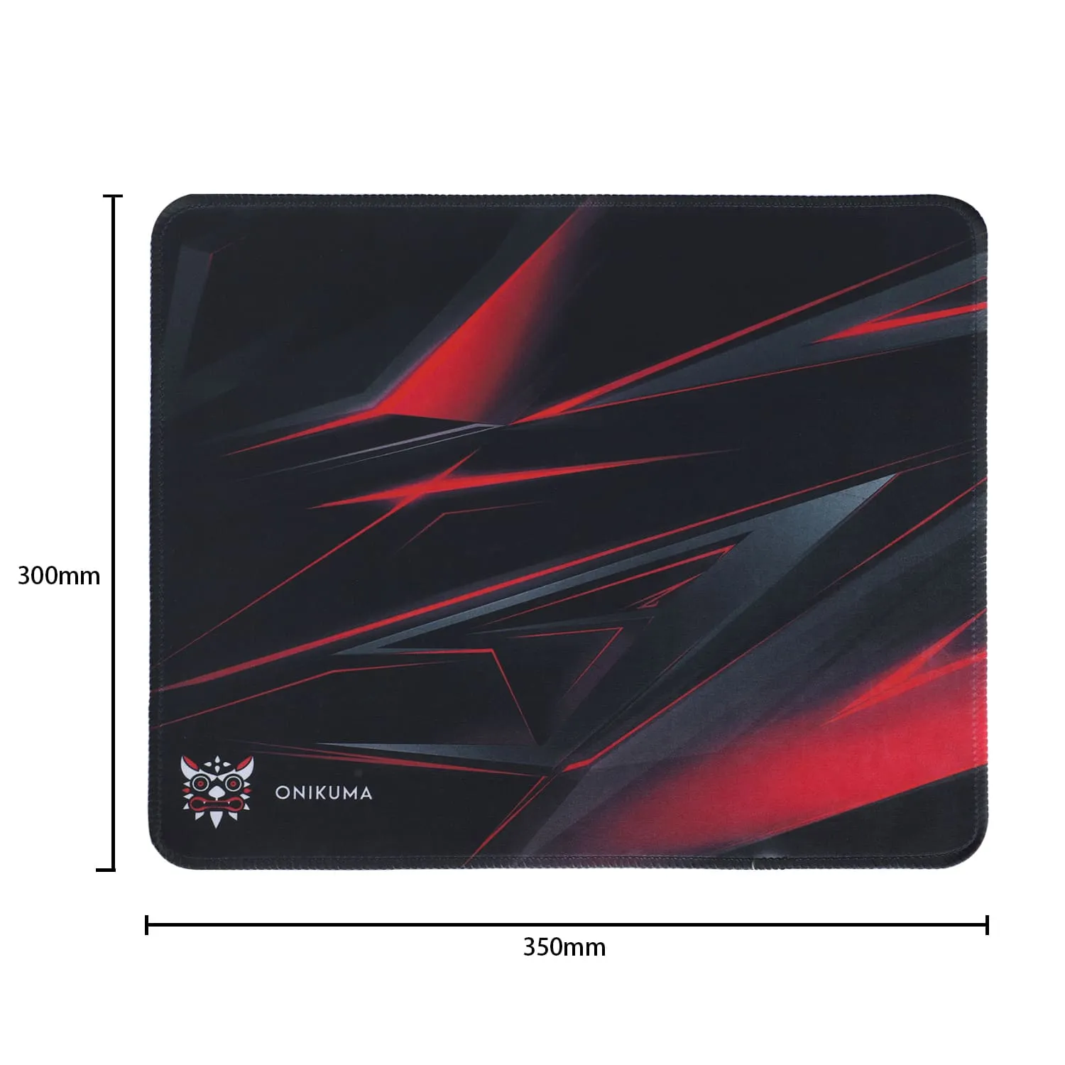 ONIKUMA G4 muismat groot zwart-rood 350 mm