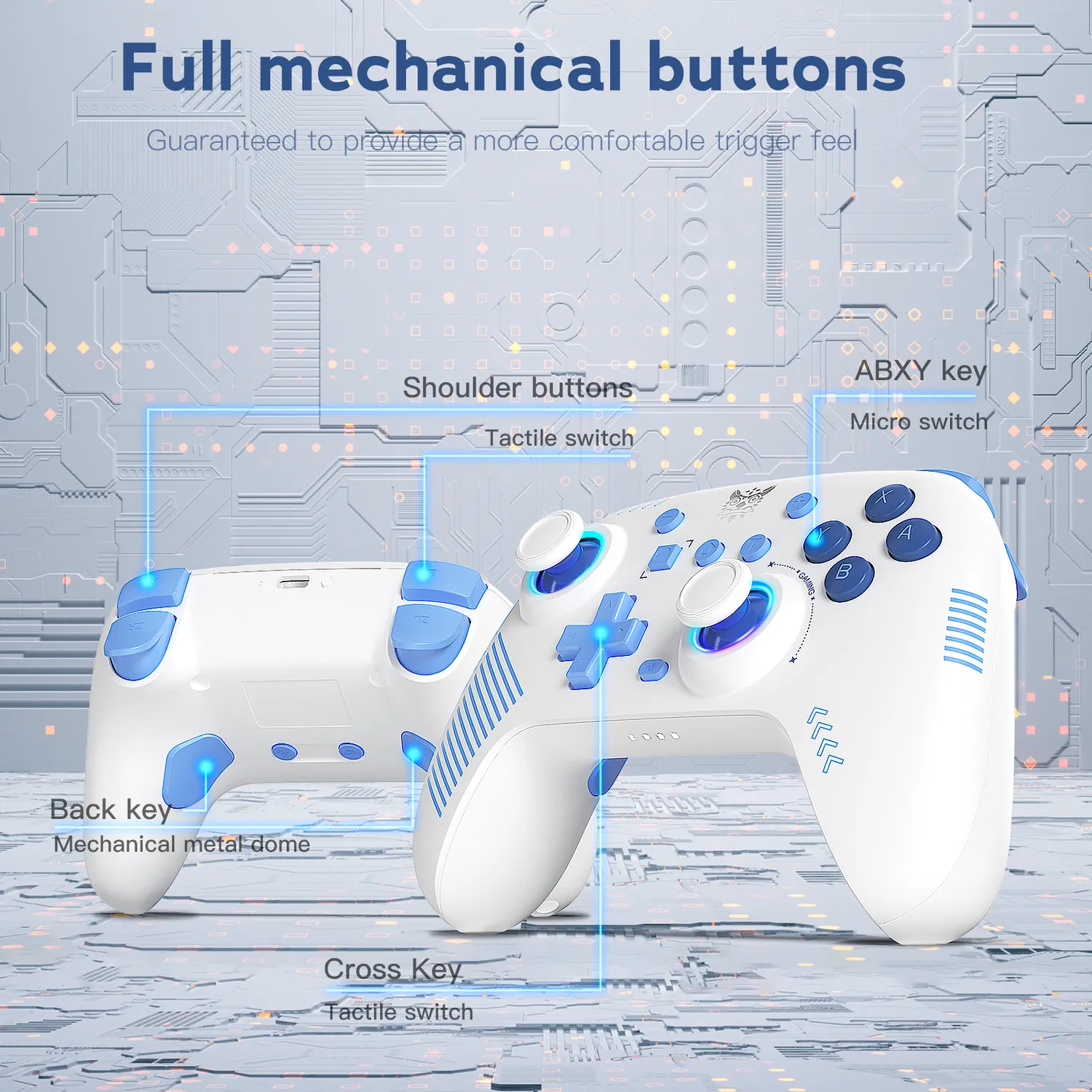 ONIKUMA C1 Switch controller draadloos wit