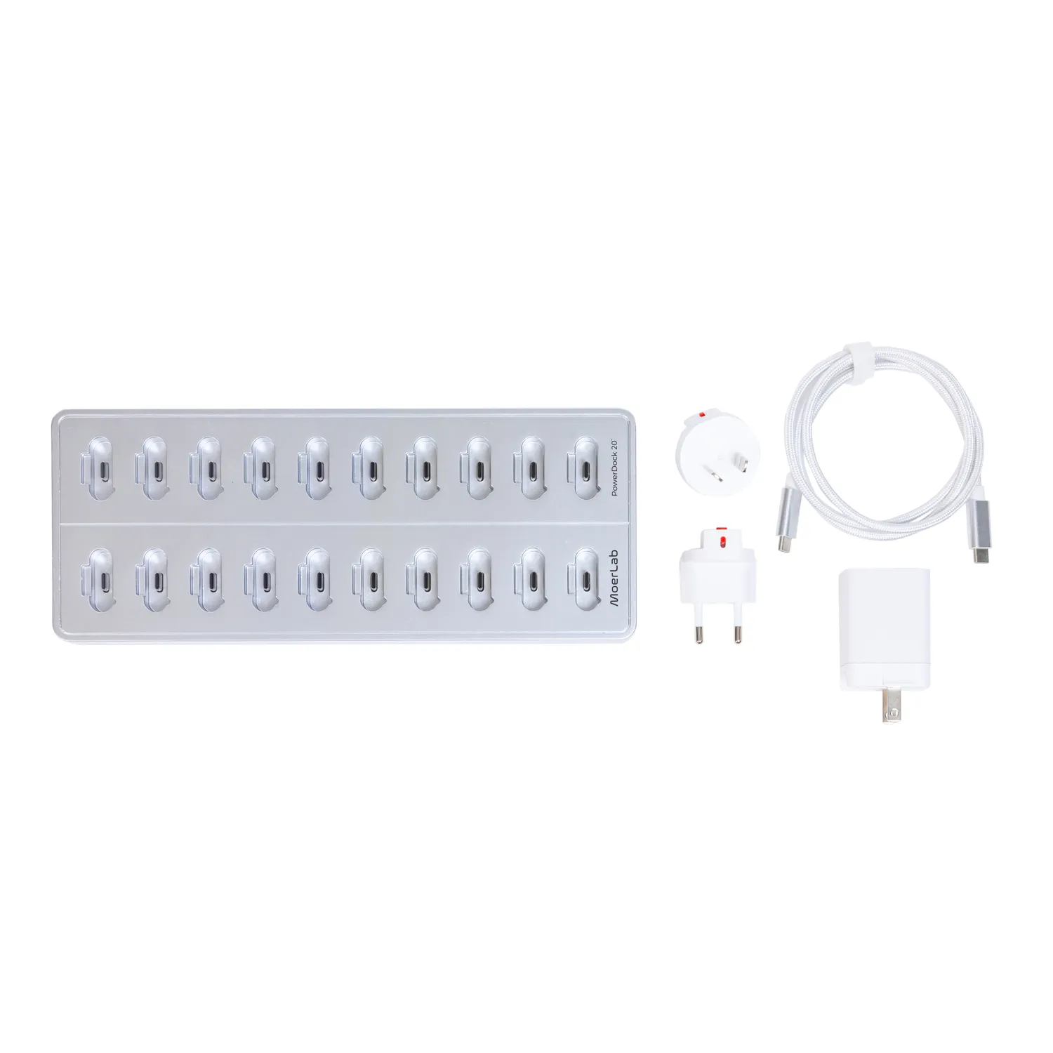 Moerlab PowerDock20 laadstation 20-slots USB-C