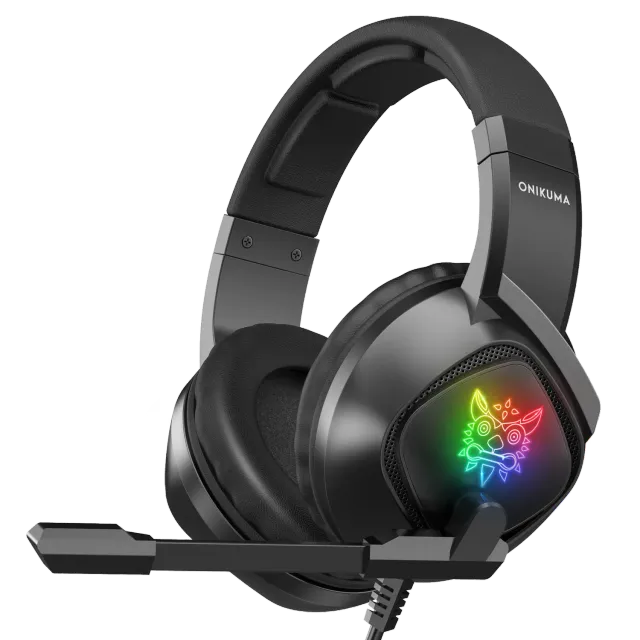ONIKUMA K19 gaming headset zwart bedraad stereo