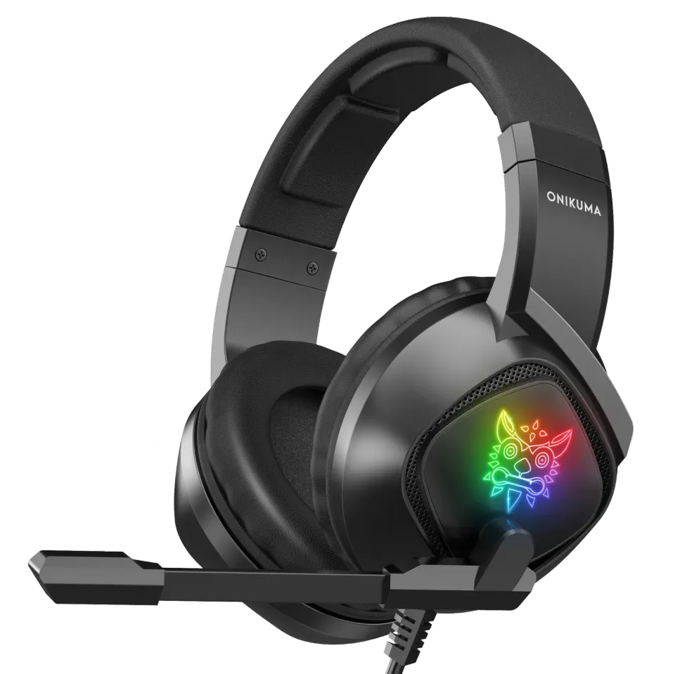 ONIKUMA K19 gaming headset zwart bedraad stereo
