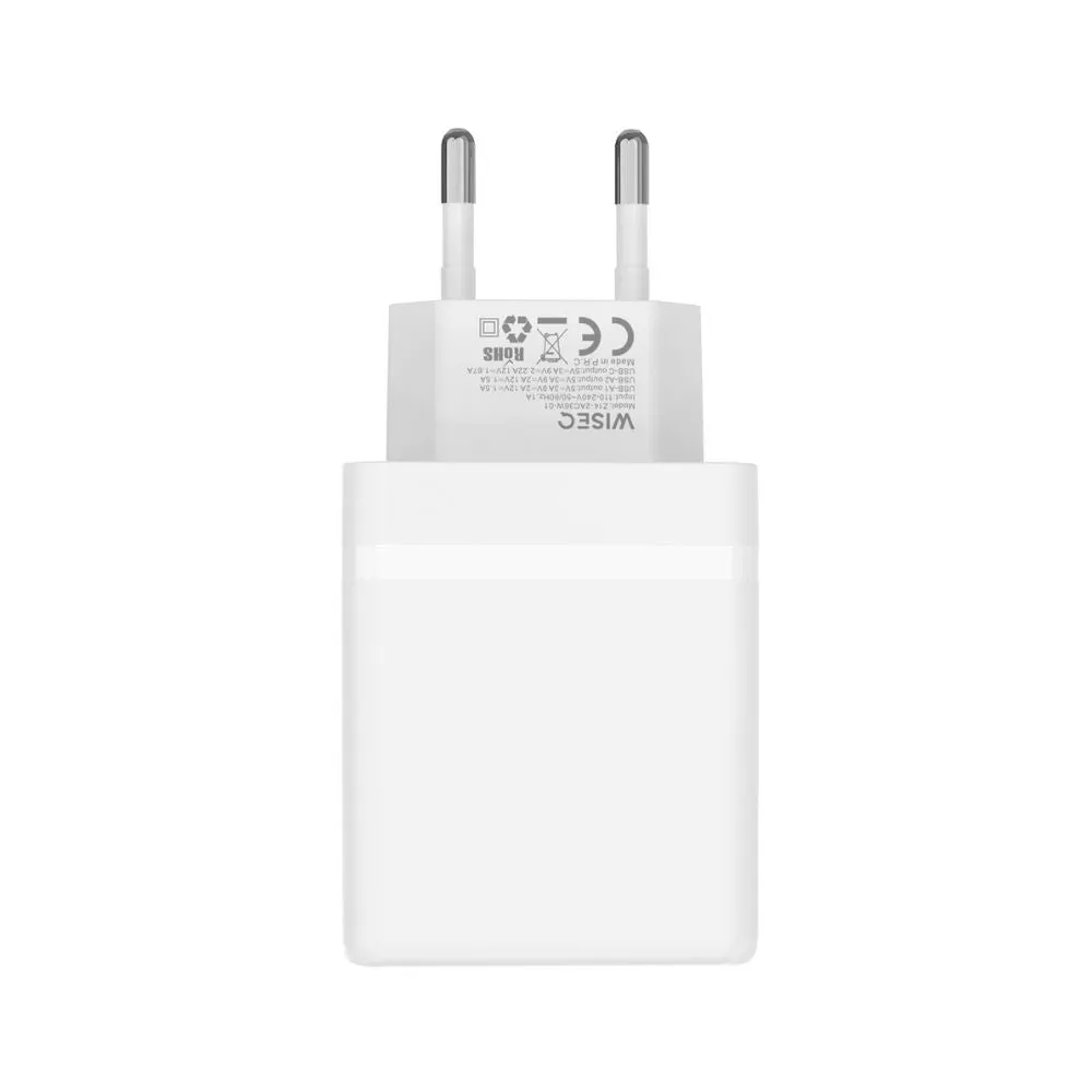 WISEQ 38W iPhone Snellader Set Lightning 1M Wit PD