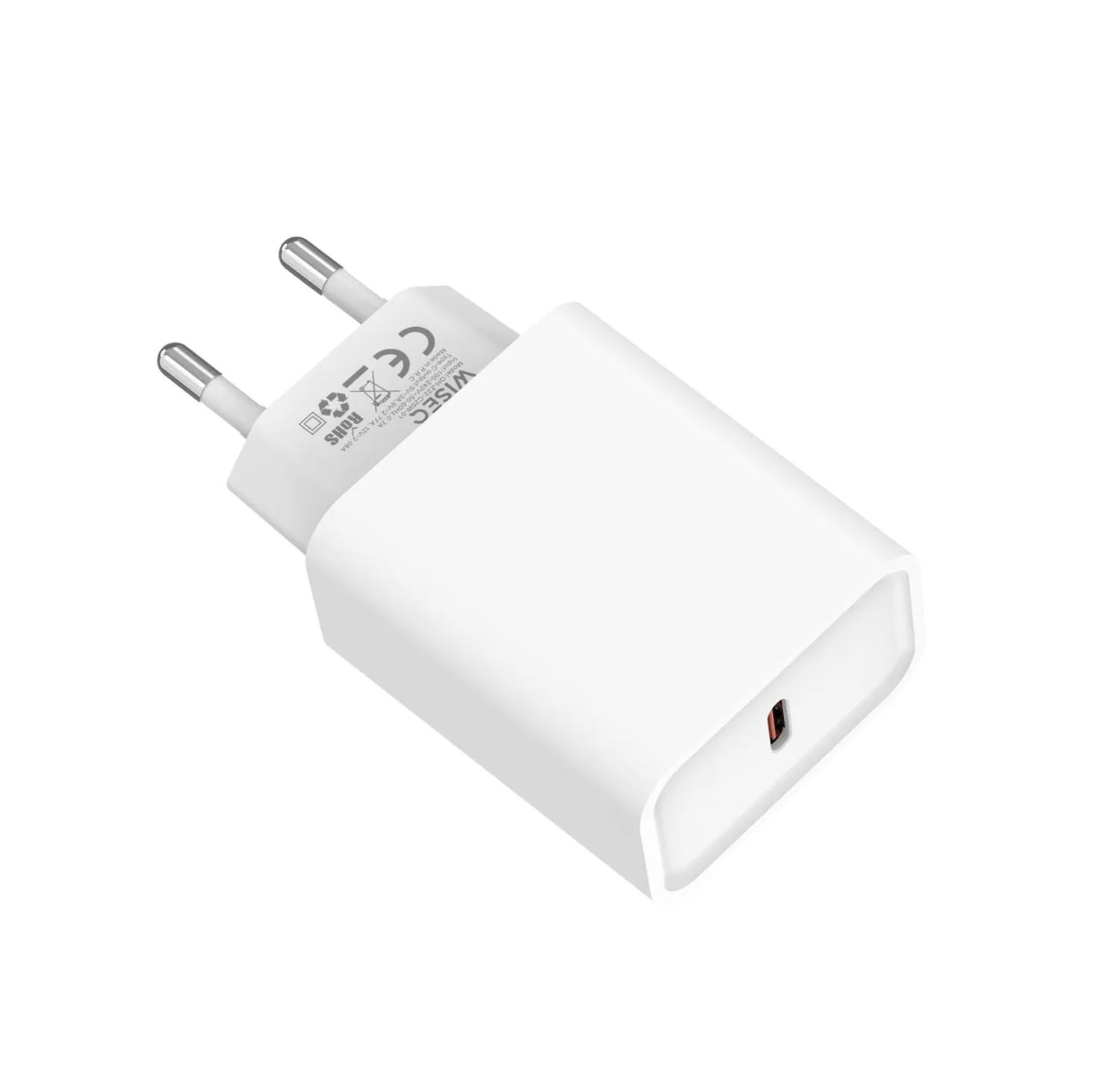 WISEQ 25W USB-C Snellader Wit – Universeel 25W