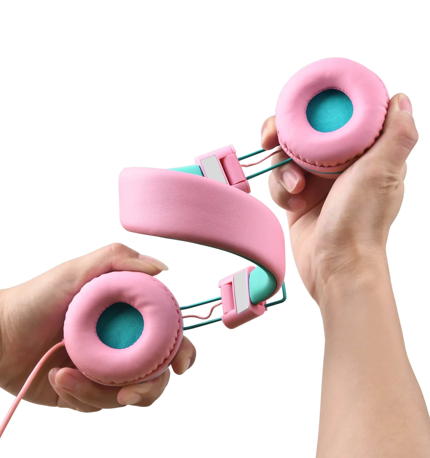 WISEQ One kinderkoptelefoon bedraad Unicorn-Bubblegum 85dB
