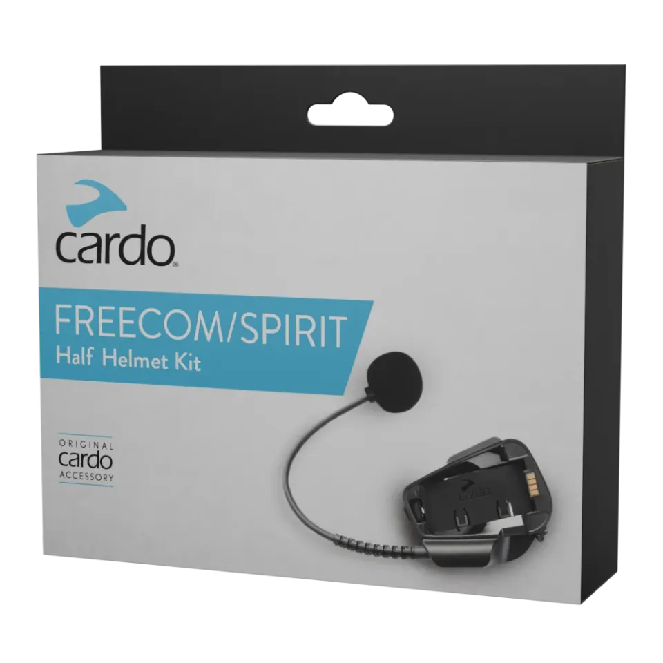 Cardo Freecom Spirit Half Helmet Kit halvegelaatshelm