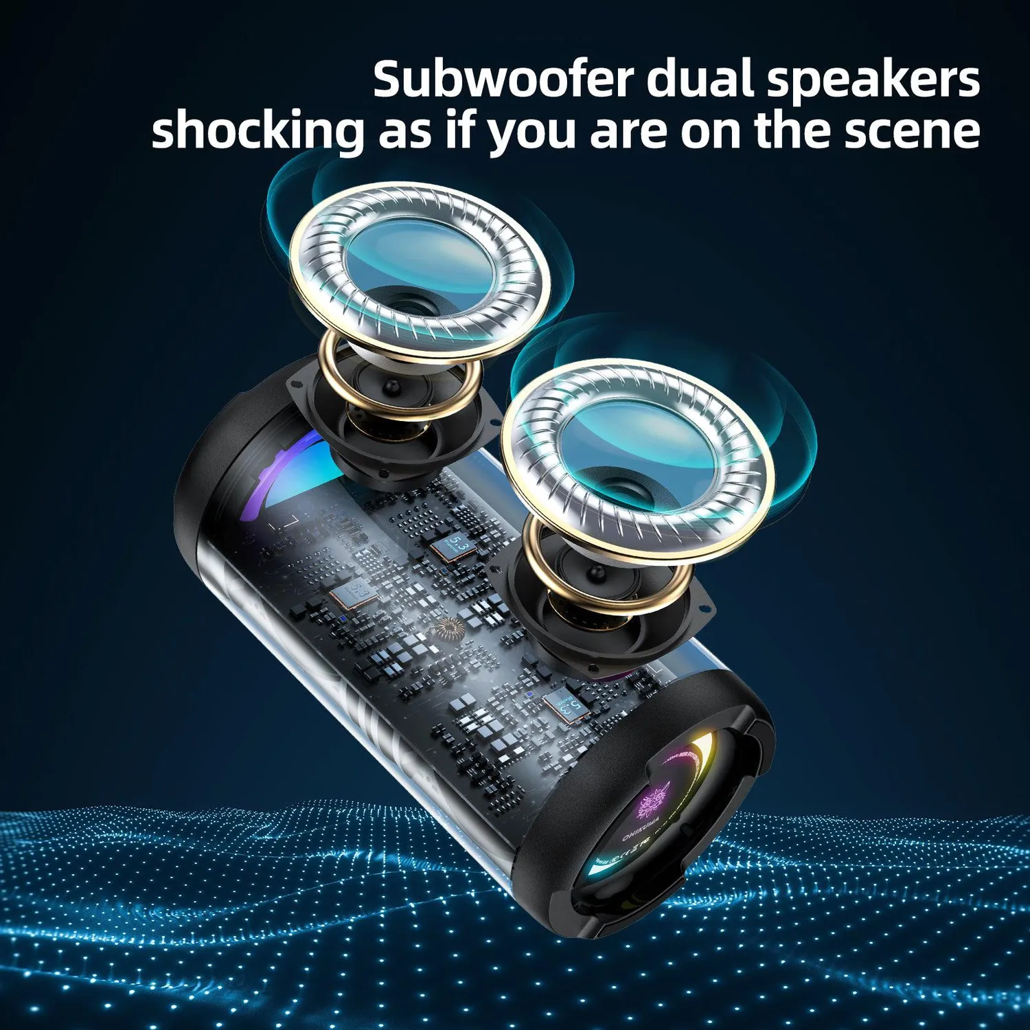 ONIKUMA L20 bluetooth speaker draagbaar IPX7 waterproof